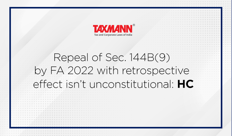 Repeal of Sec. 144B(9)