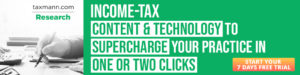 Taxmann.com | Research | Income Tax | Start your 7 Days FREE Trial