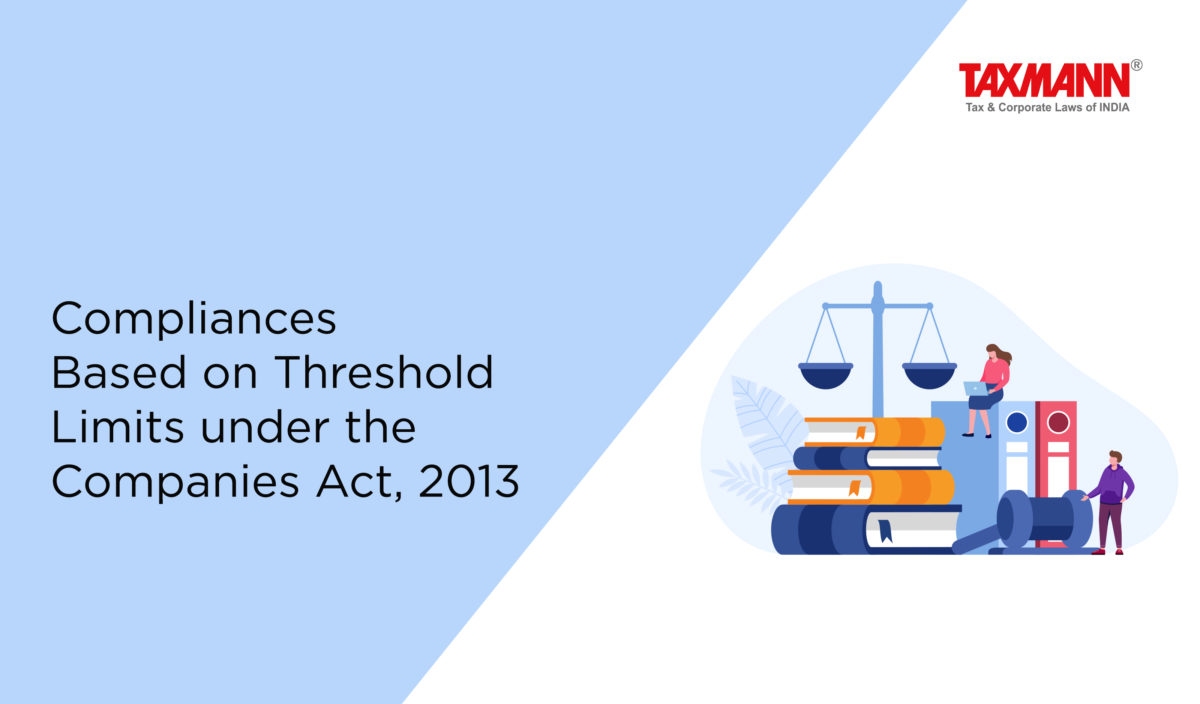 Compliances Based on Threshold Limits under the Companies Act, 2013