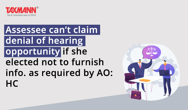 Opportunity of hearing