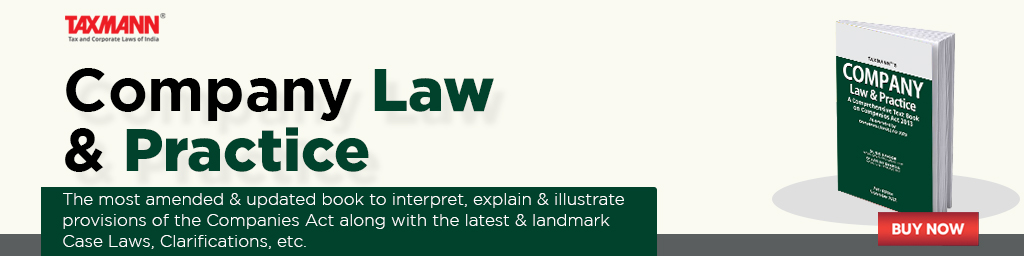 Taxmann's Company Law & Practice
