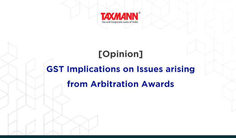 GST on Arbitral Awards