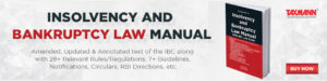 Taxmann's Insolvency and Bankruptcy Law Manual Book