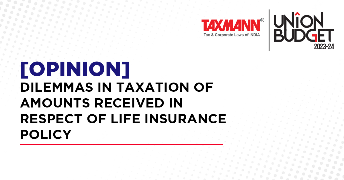 taxation of life insurance policy