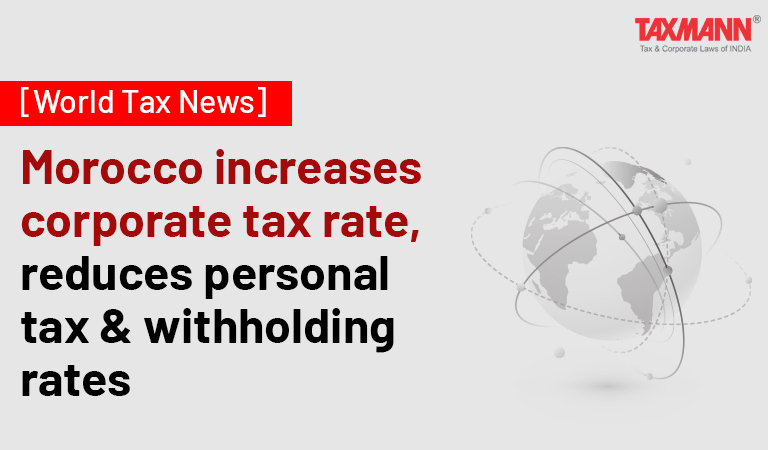 Morocco's corporate tax rate