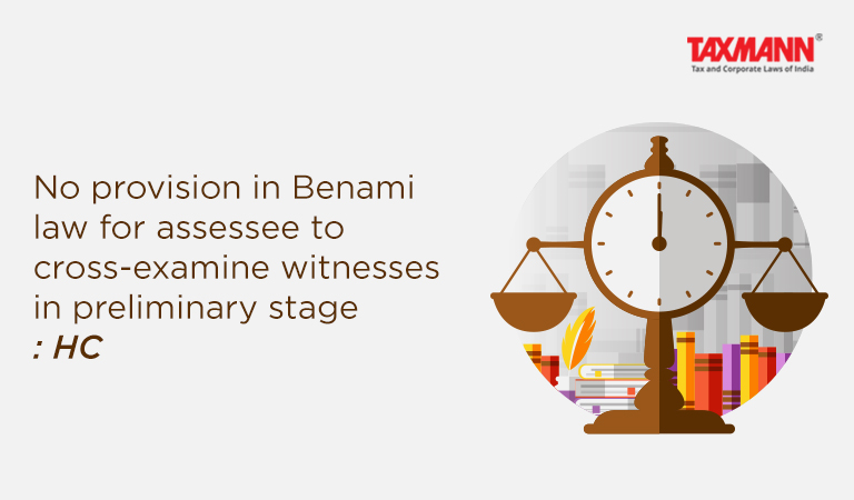 cross examination in Benami law