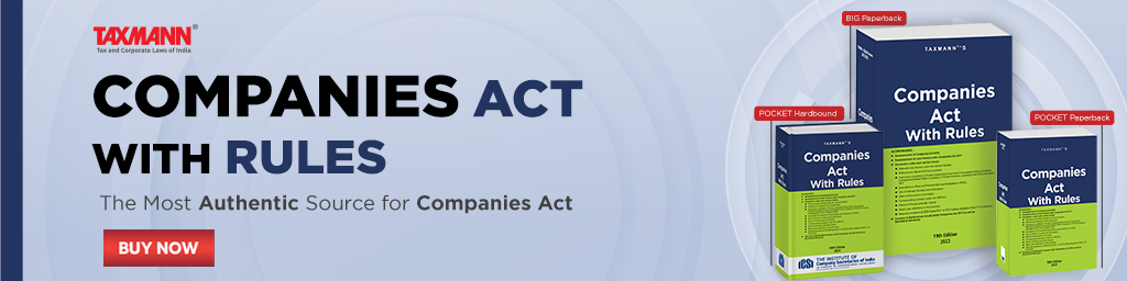 Taxmann's Companies Act with Rules
