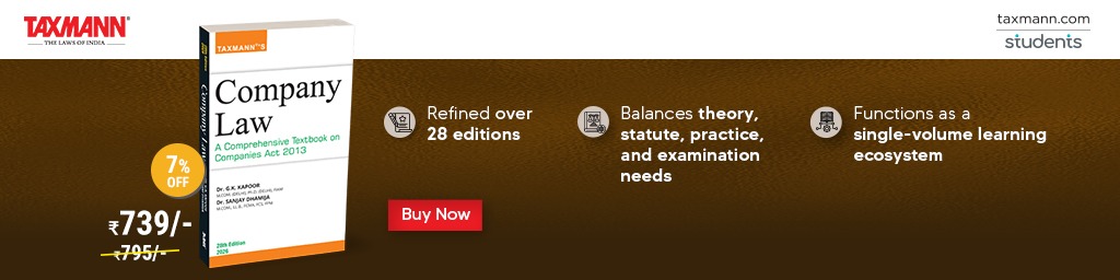 Taxmann's Company Law