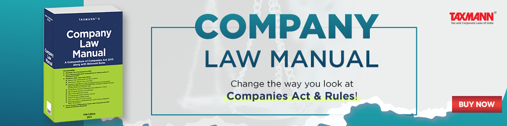 Taxmann's Company Law Manual