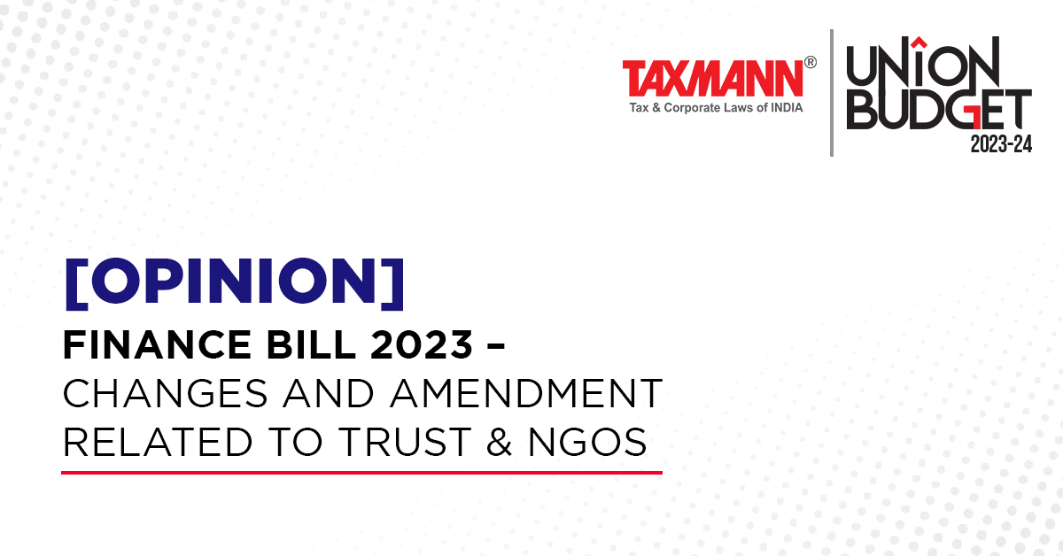Trust and NGOs amendments