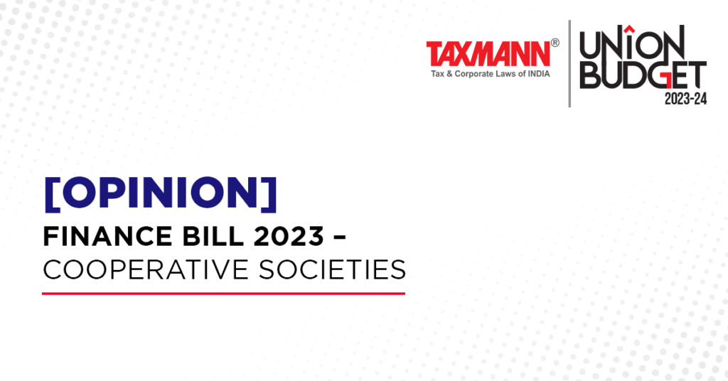 Cooperative Societies; Finance Bill 2023