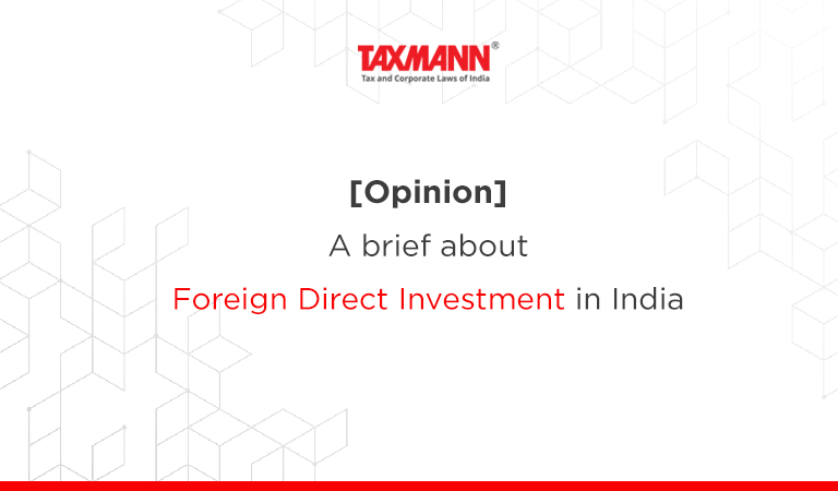 Foreign Direct Investment in India