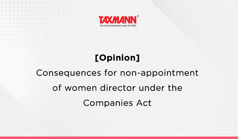 non-appointment of women director