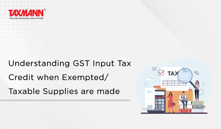 GST Input Tax Credit