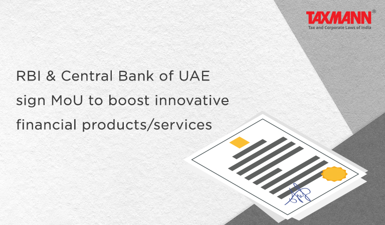 MoU b/w RBI and Central Bank of UAE