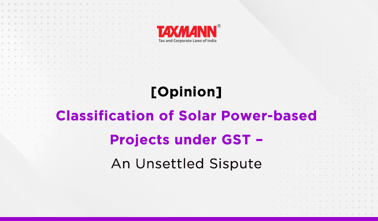 solar power projects under GST