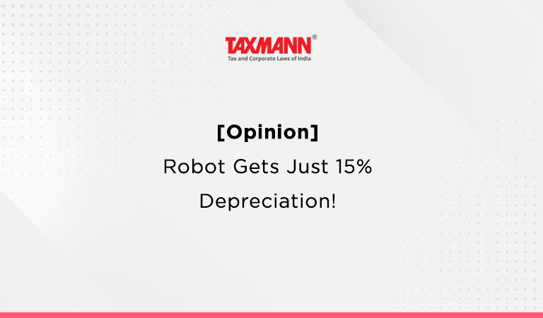 Depreciation on Robots