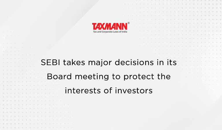 SEBI; interests of investors