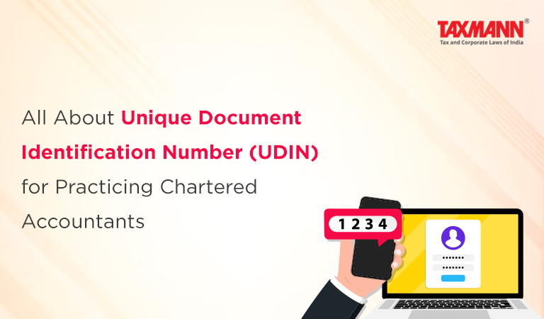 Unique Document Identification Number (UDIN)