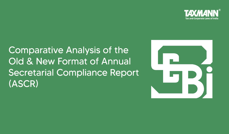 Annual Secretarial Compliance Report; ASCR