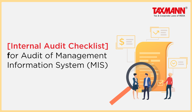 Checklist for Audit of MIS