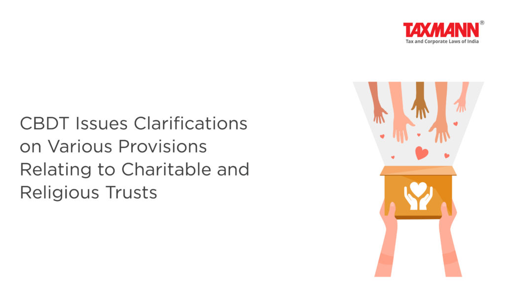 Provisions relating to Charitable Trust
