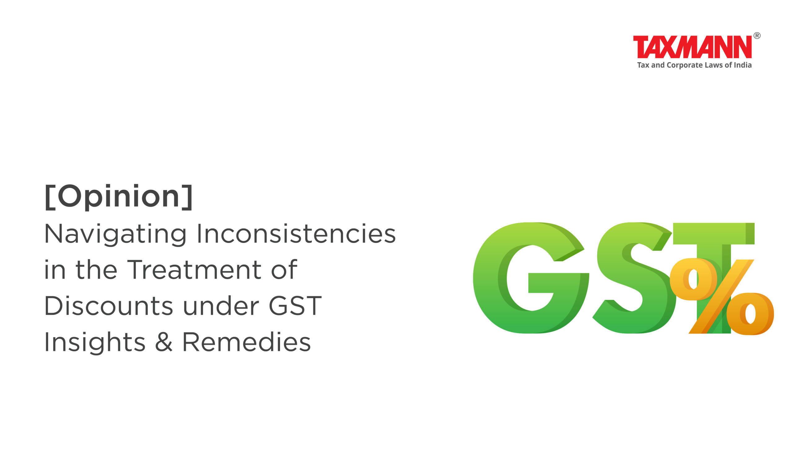 treatment of discounts in GST