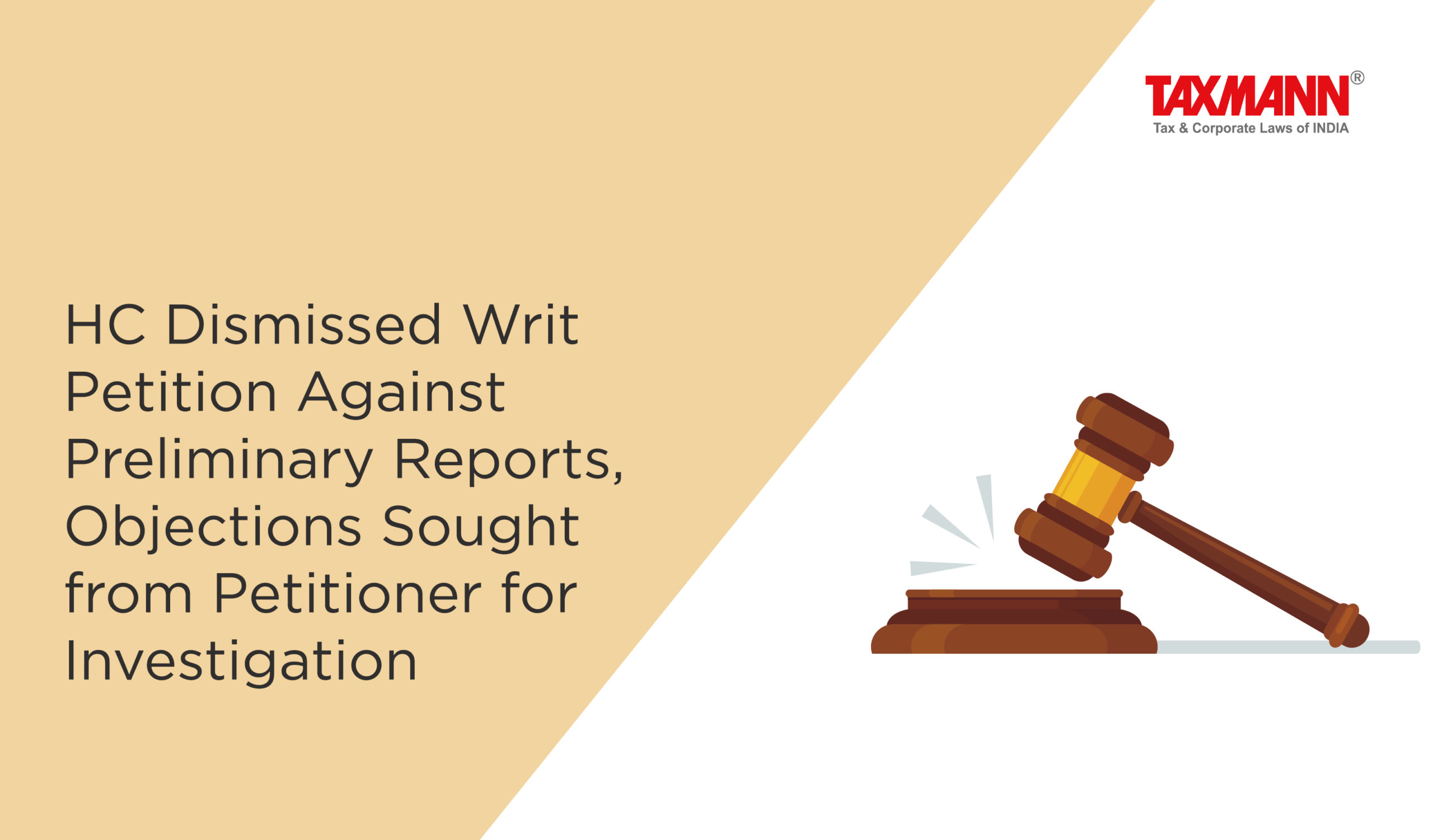 Writ Petition against Preliminary Reports