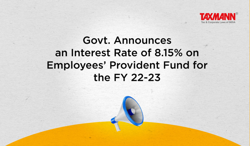 interest rate on Employees' Provident Fund