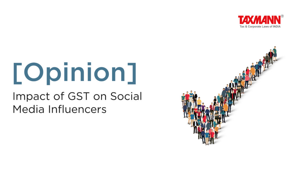 GST on Social Media Influencers