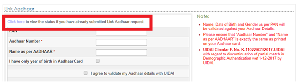 how to link aadhaar with pan card online step by step