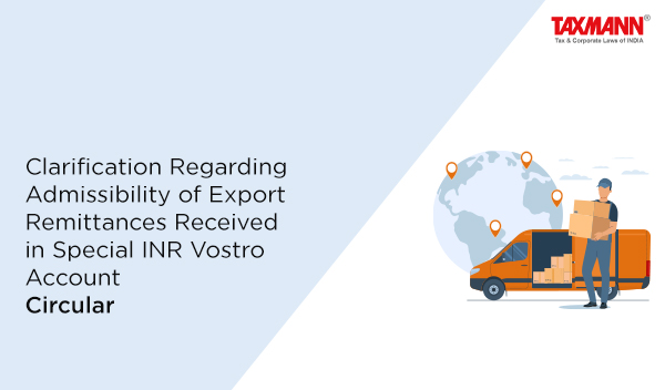 export proceeds in INR