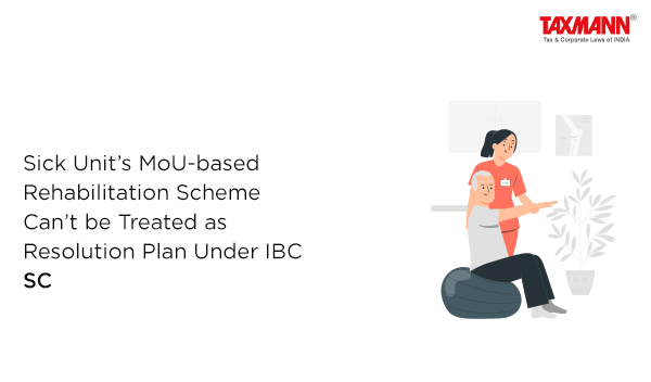 MoU-based Rehabilitation Scheme