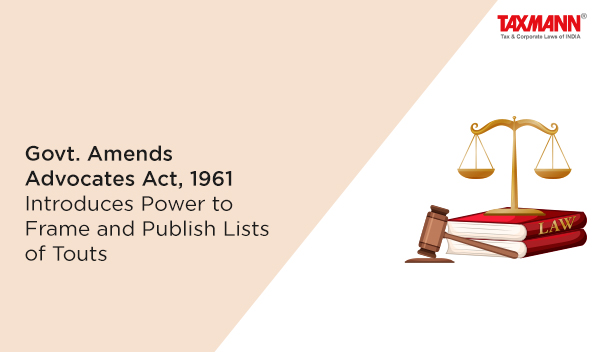Amendment in Advocates Act