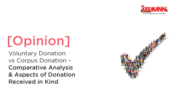 Voluntary Donation; Corpus Donation