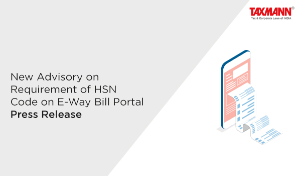 HSN Code on E-Way Bill Portal