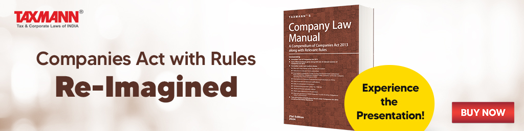 Taxmann's Company Law Manual