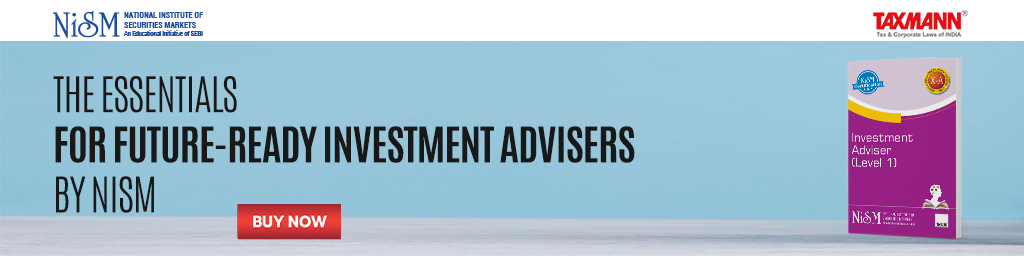 NISM X Taxmann | Investment Adviser (Level 1)