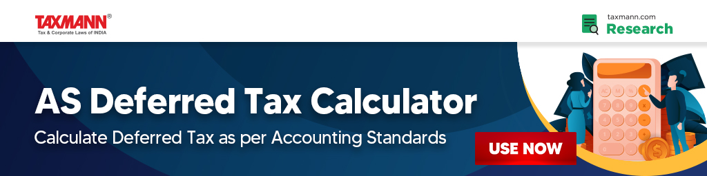 Taxmann.com | AS Deferred Tax Calculator