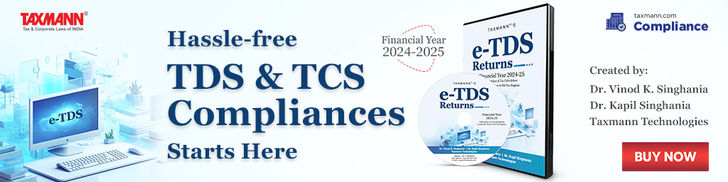 Taxmann's e-TDS Returns | F.Y. 2024-25
