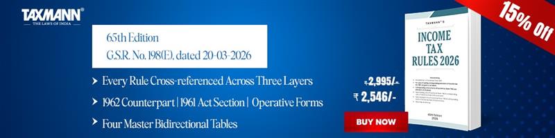 Taxmann's Income Tax Rules 2026