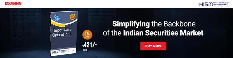 NISM X Taxmann's Depository Operations