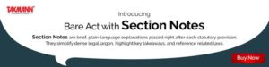 Taxmann's Bare Act with Section Notes
