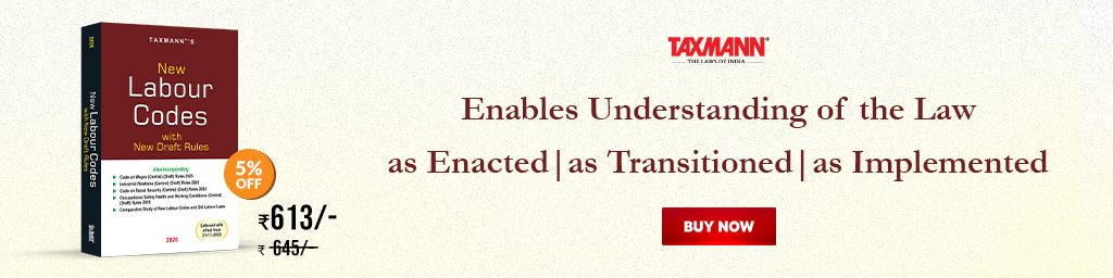 Taxmann's New Labour Codes with New Draft Rules