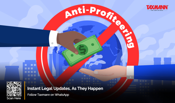 anti profiteering ITC ratio