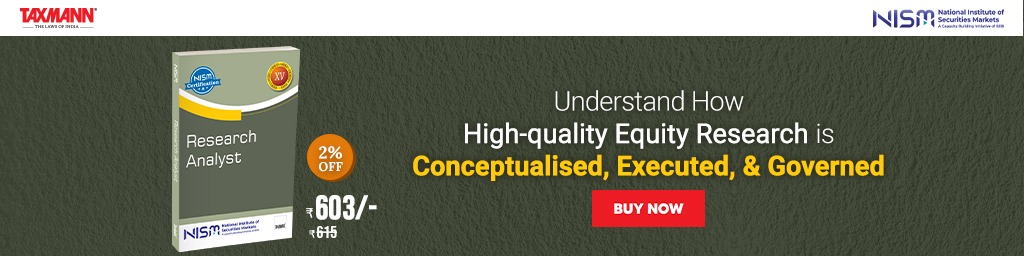 NISM X Taxmann | Research Analyst