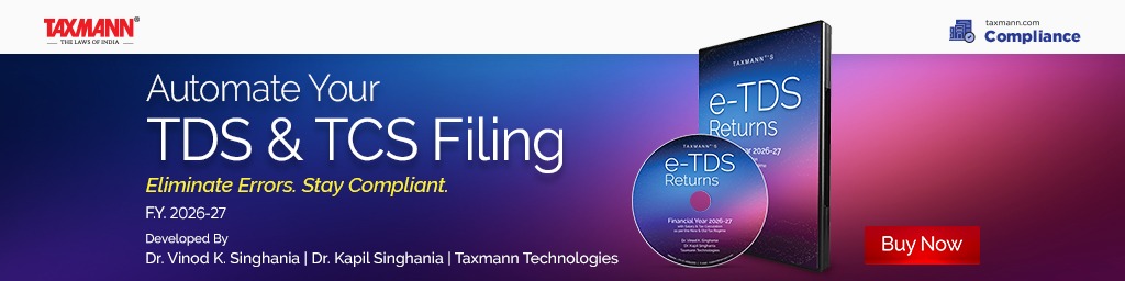 Taxmann's e-TDS Returns | F.Y. 2026-27