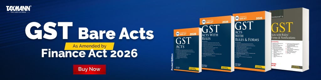 Taxmann's GST Bare Acts | Finance Act 2026