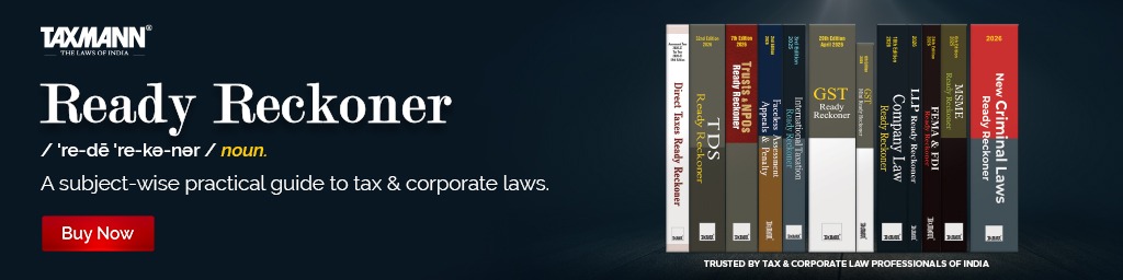 Taxmann's Ready Reckoner | The Complete Reference Collection
