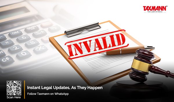 Unsigned GST Assessment Order